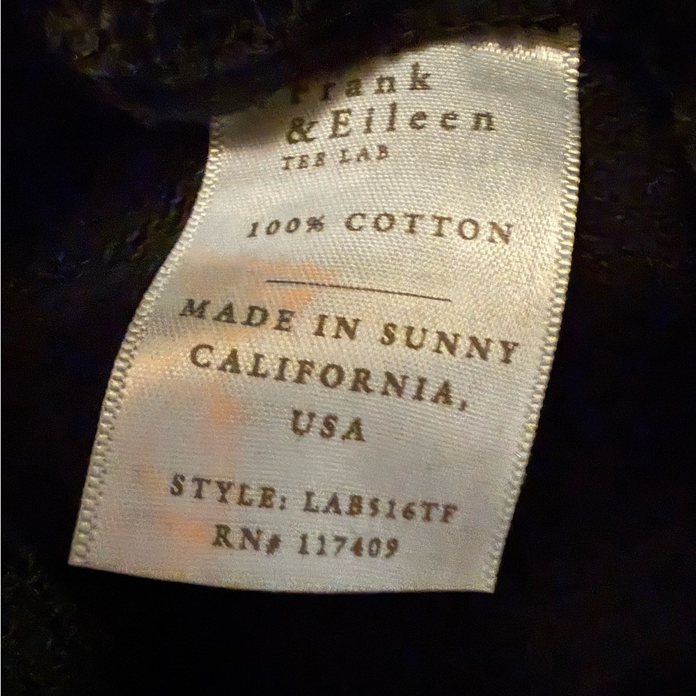 Frank and Eileen ANNA capelet sweatshirt, size M, Royal Navy - Picture 4 of 7